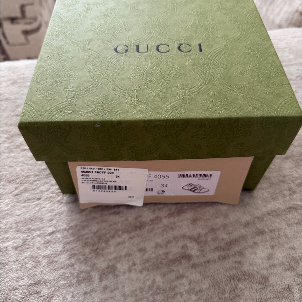 Gucci Teen Ace Sneakers GG Supreme size 34 IT - Picture 8 of 10